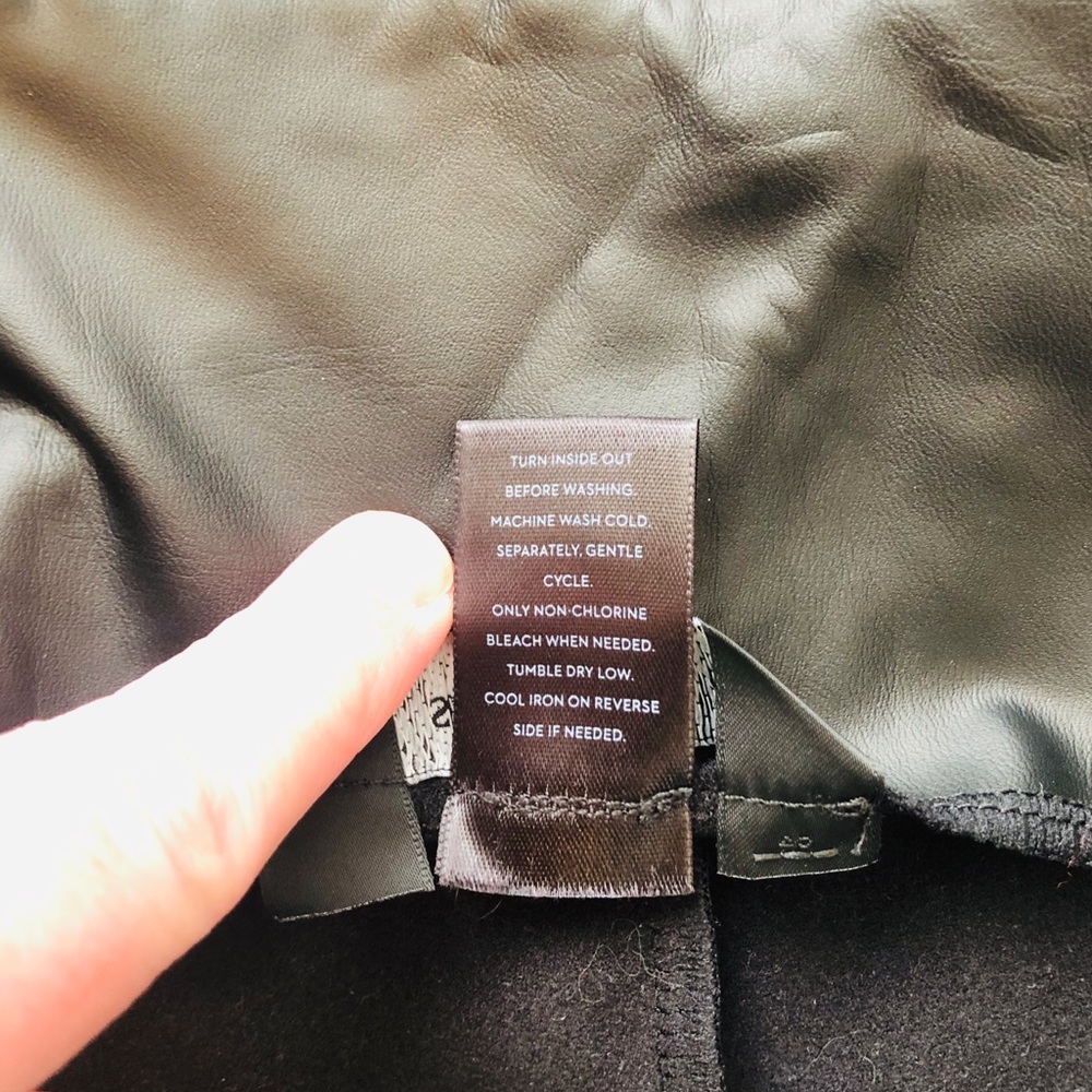 Simply Vera Wang faux leather pants - Picture 7 of 9
